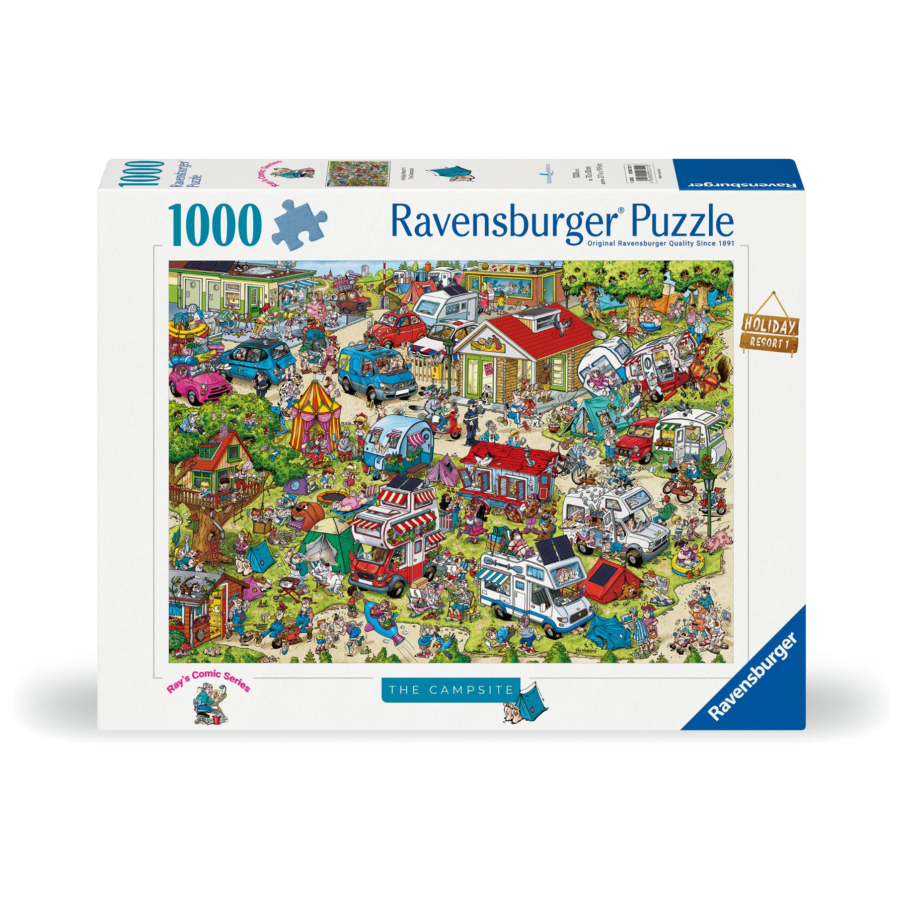 Top1Toys Ravensburger puzzel Ray's holiday resort 1: the campsite 1000 stukjes