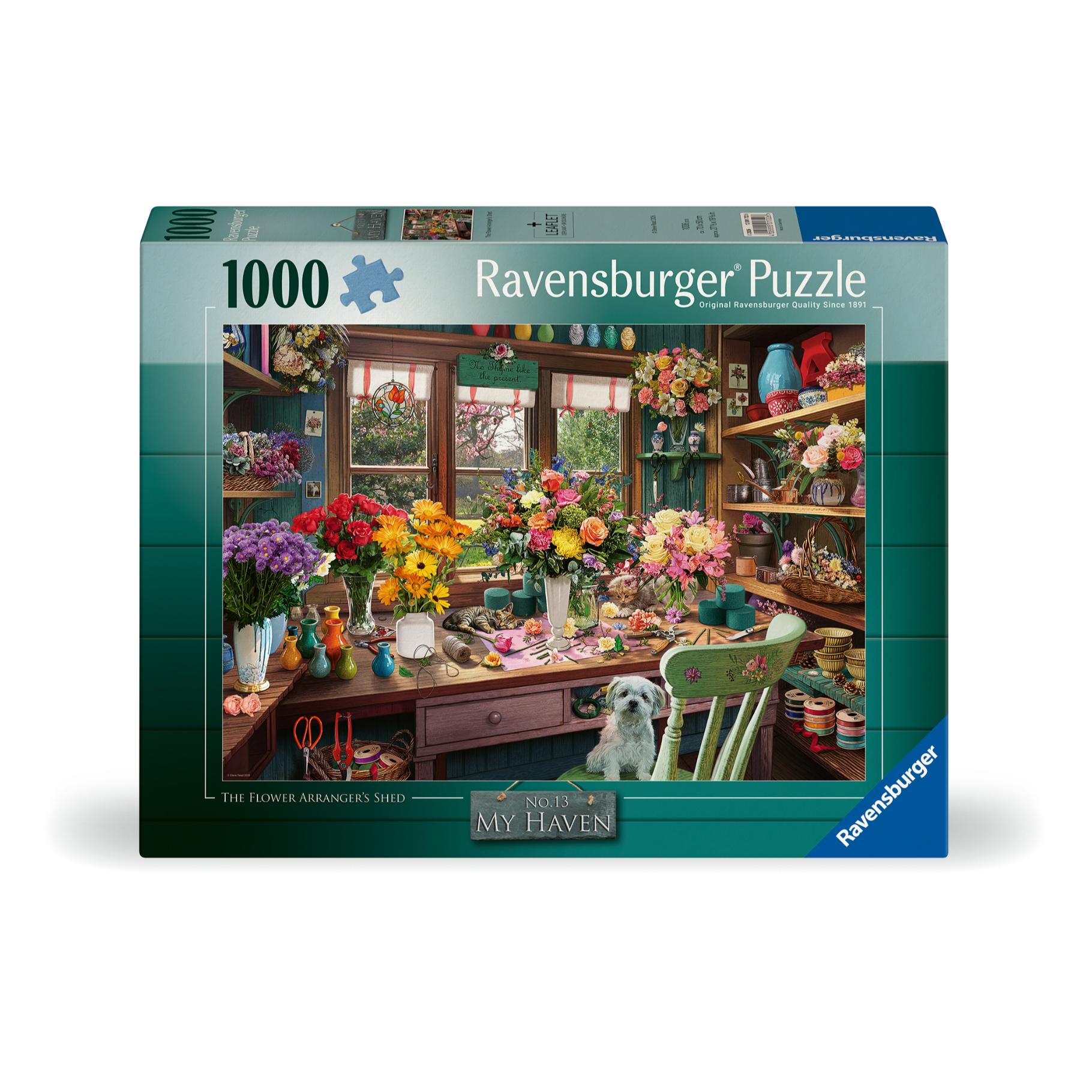 Top1Toys Ravensburger puzzel het bloemenatelier 1000 stukjes