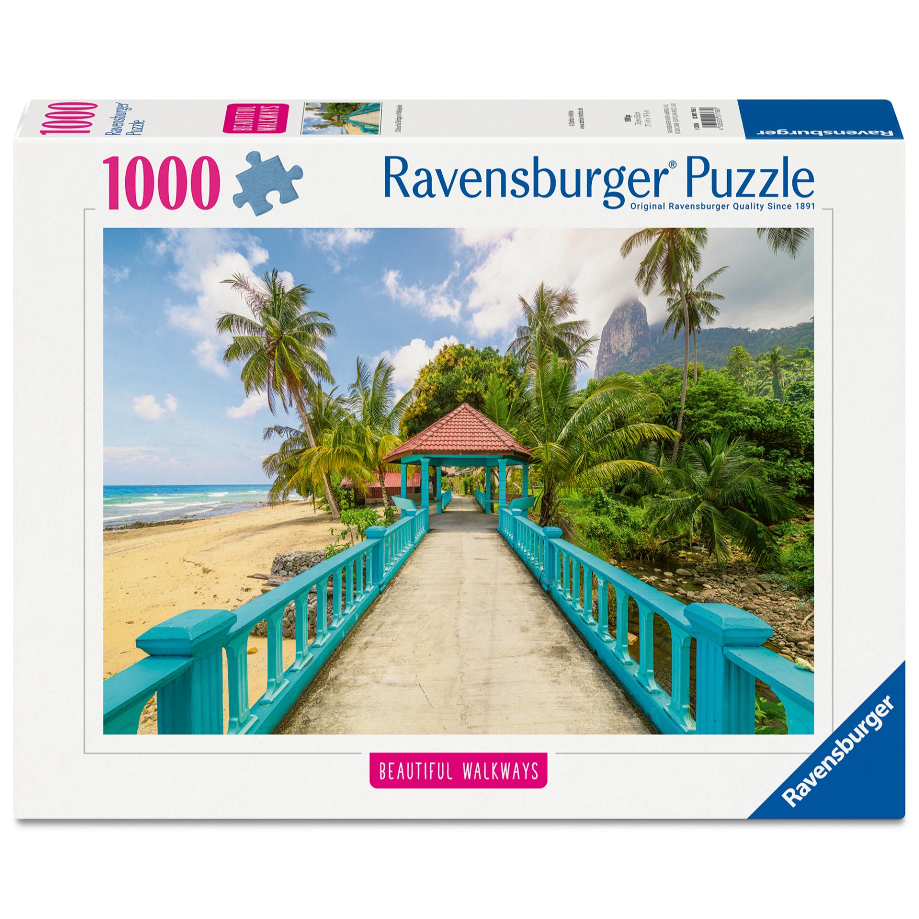 Top1Toys Ravensburger puzzel kleurrijke brug in Maleisië 1000 stukjes