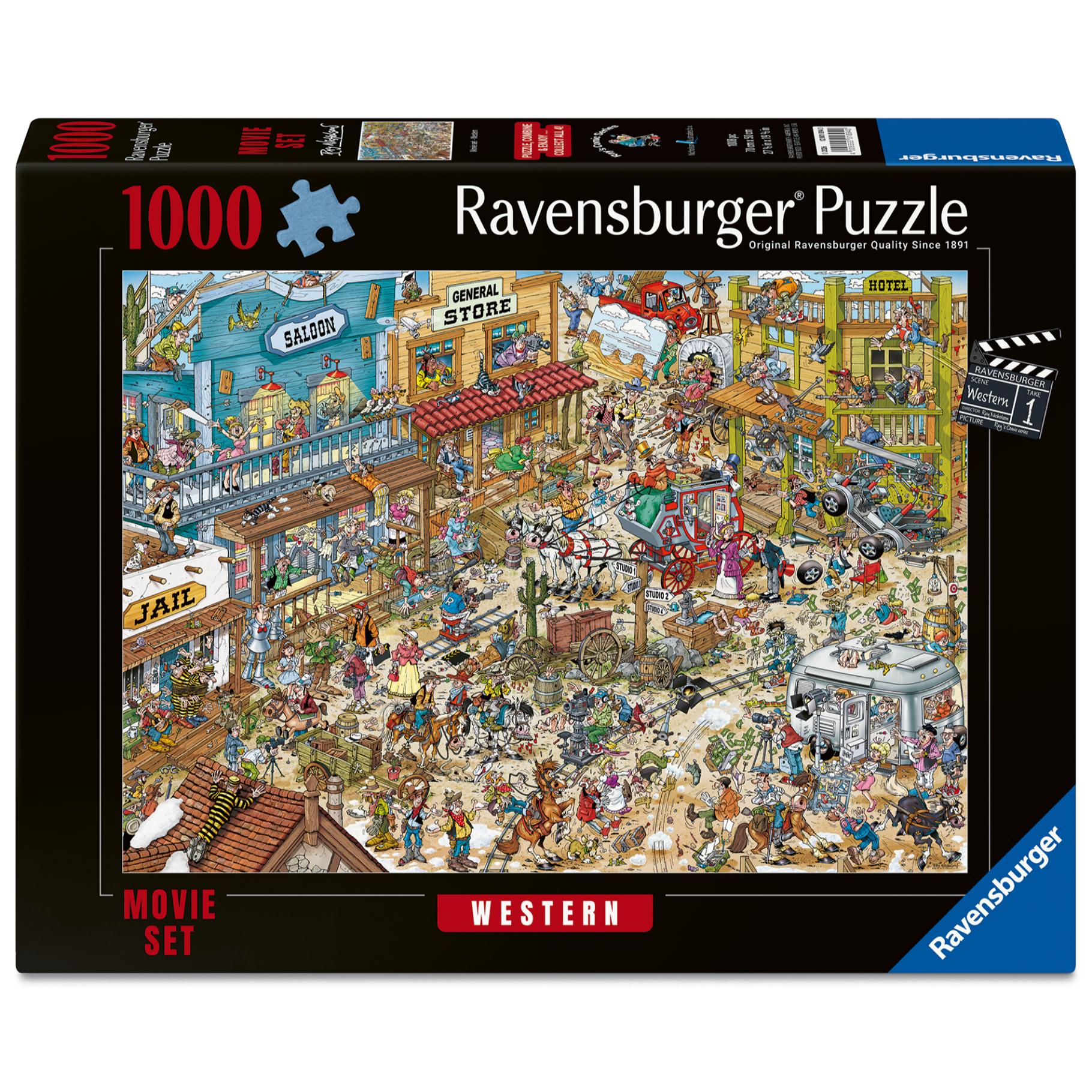 Top1Toys Ravensburger puzzel Ray's movie set 1: western 1000 stukjes