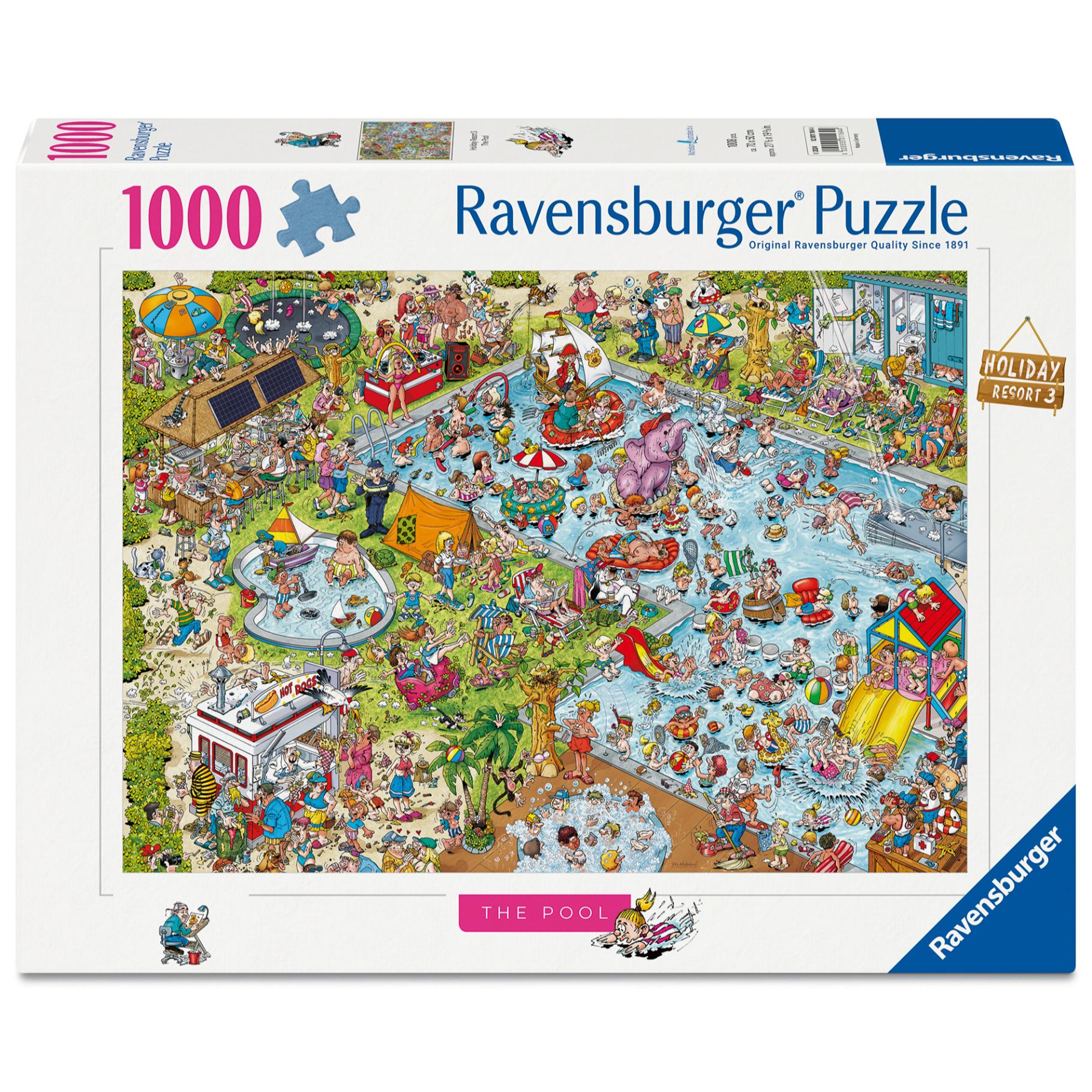 Top1Toys Ravensburger puzzel Ray's holiday resort 3: the pool 1000 stukjes