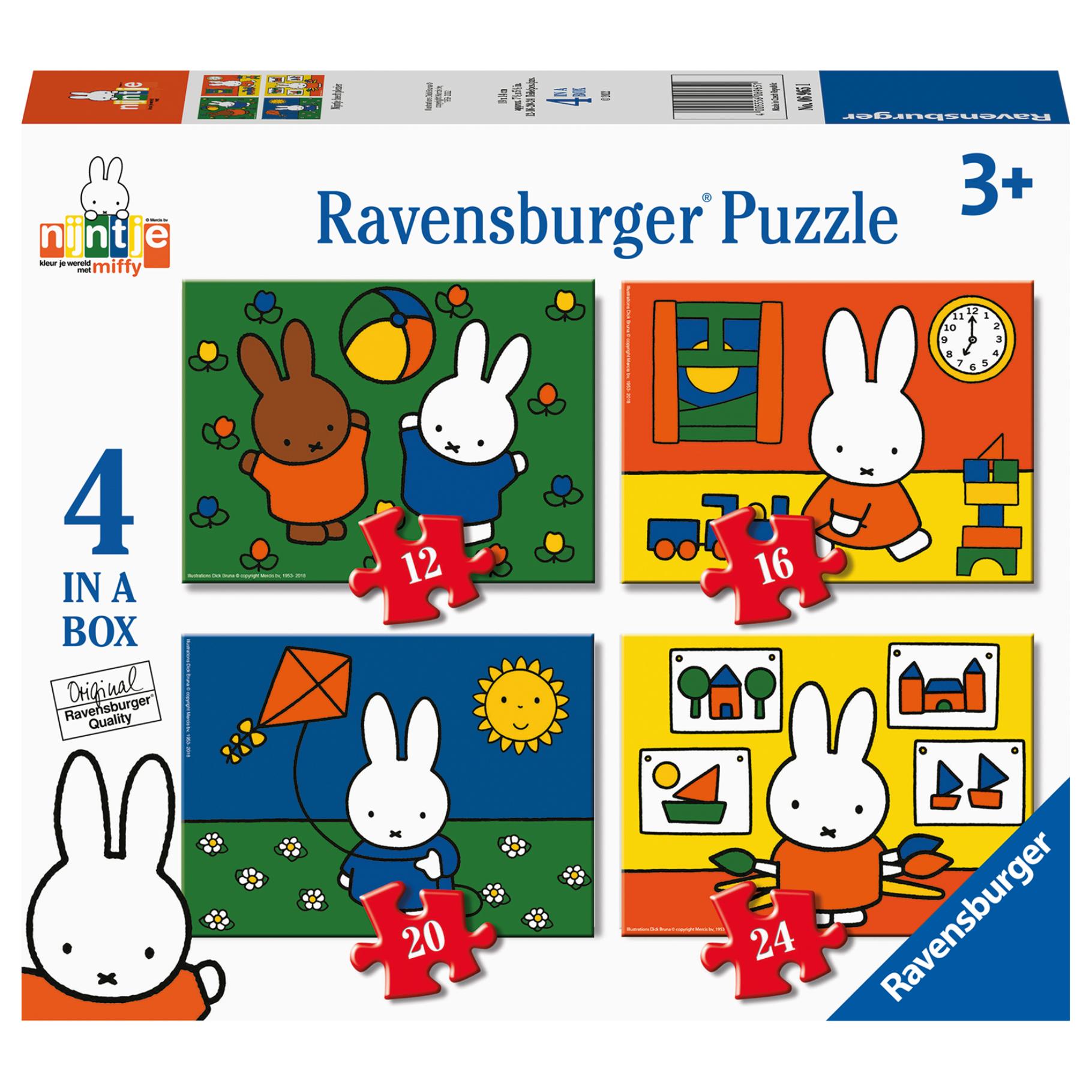 Top1Toys Ravensburger puzzel Nijntje 12+16+20+24 stukjes