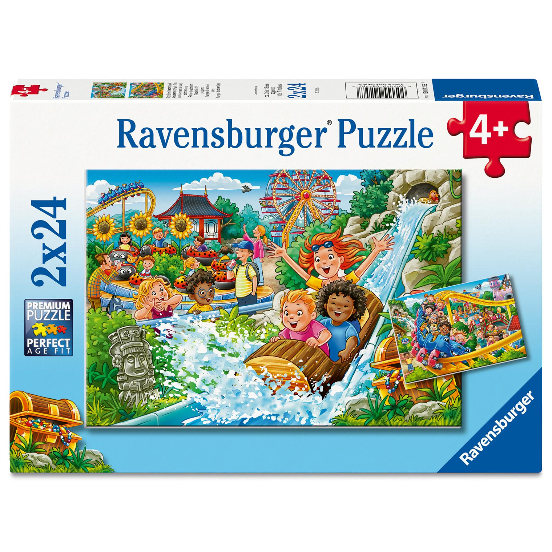Top1Toys Ravensburger puzzel pretpark 2x24 stukjes