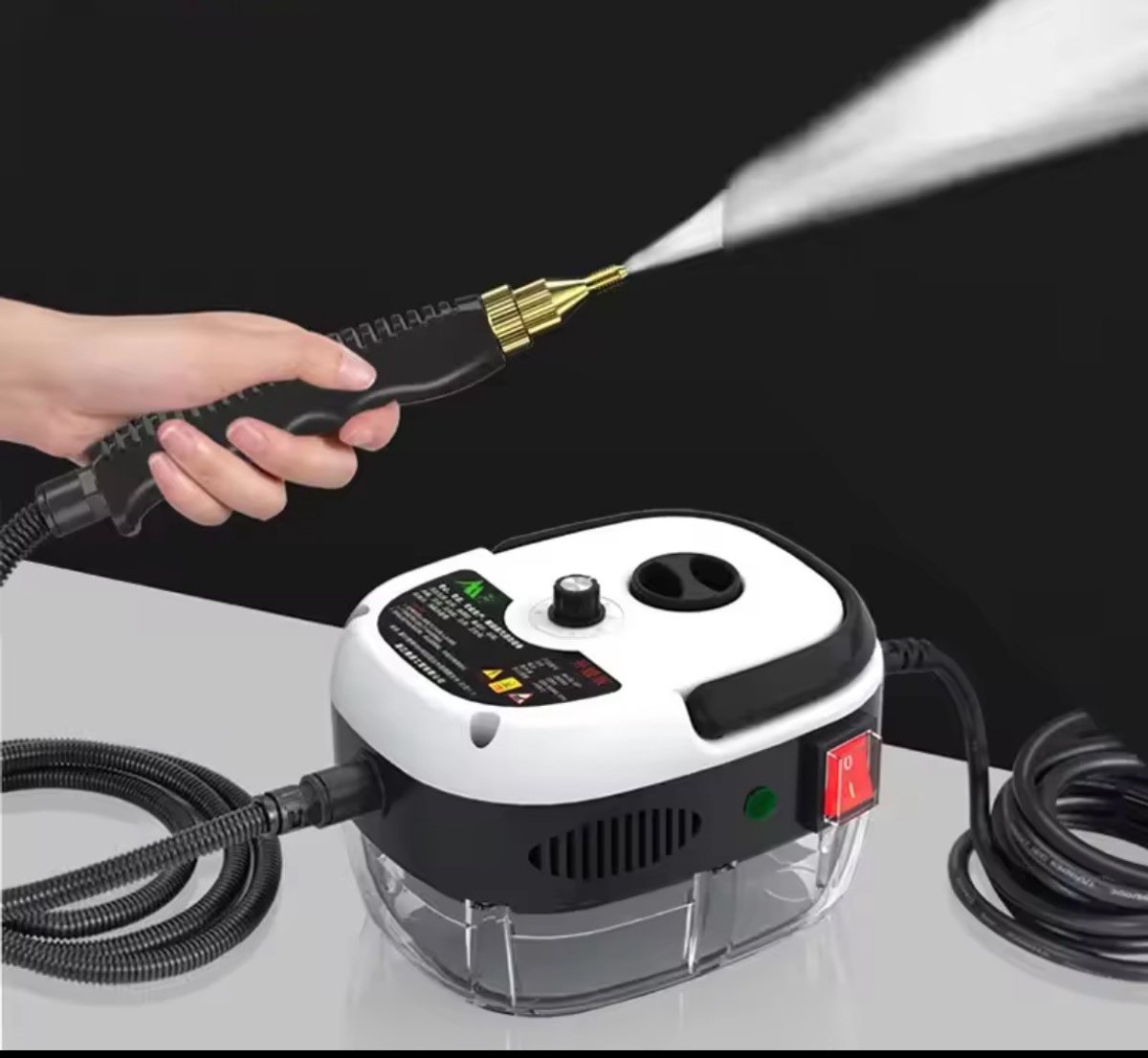 Stoomreiniger voor - Vlekkenreiniger - Tapijtreiniger - voor Keuken - Badkamer - 2500W - 105˚C