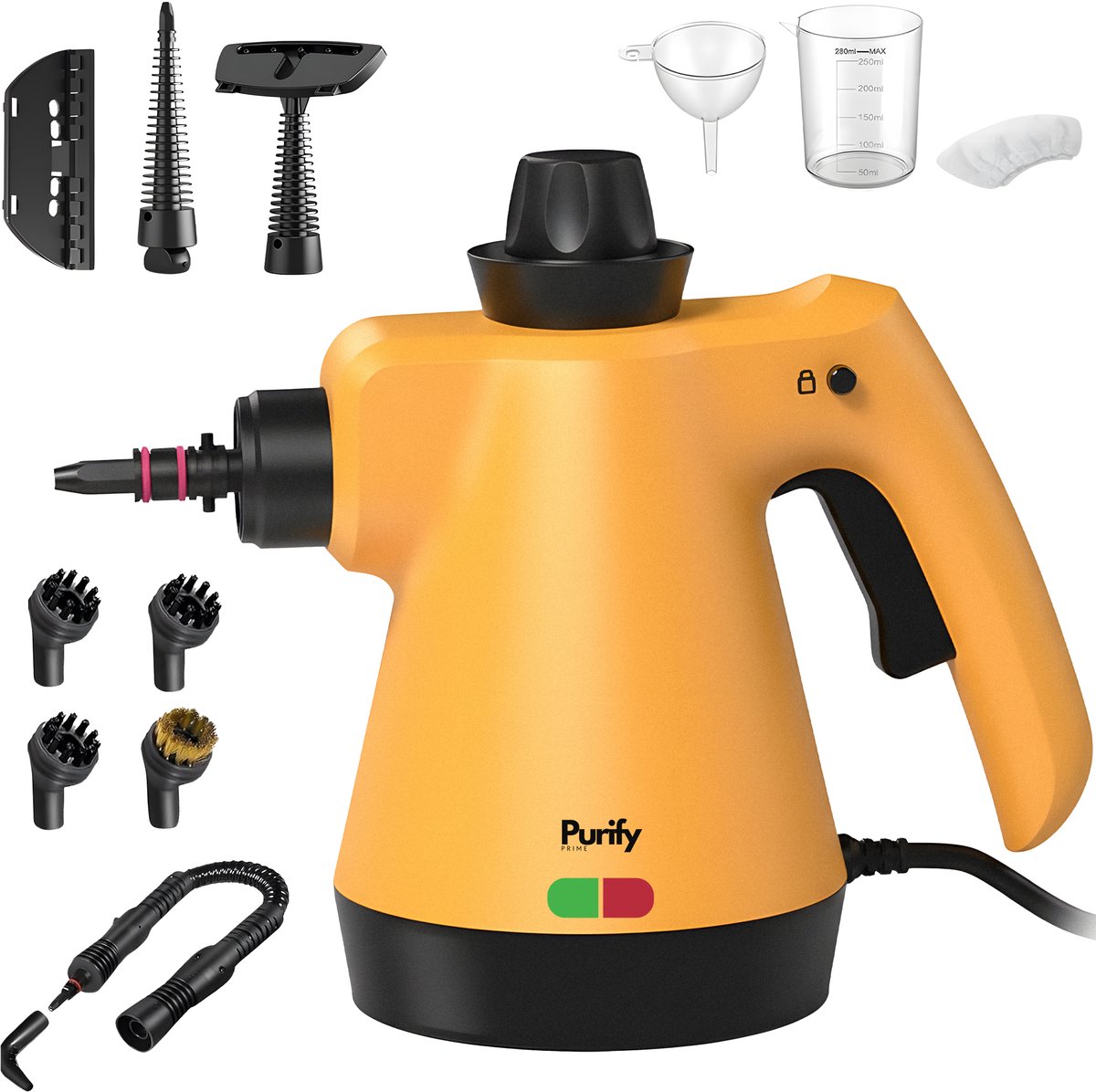 Purify Prime - HSR-2200 Pro - Handstoomreiniger - 12-in-1 - 1100W - 450ml