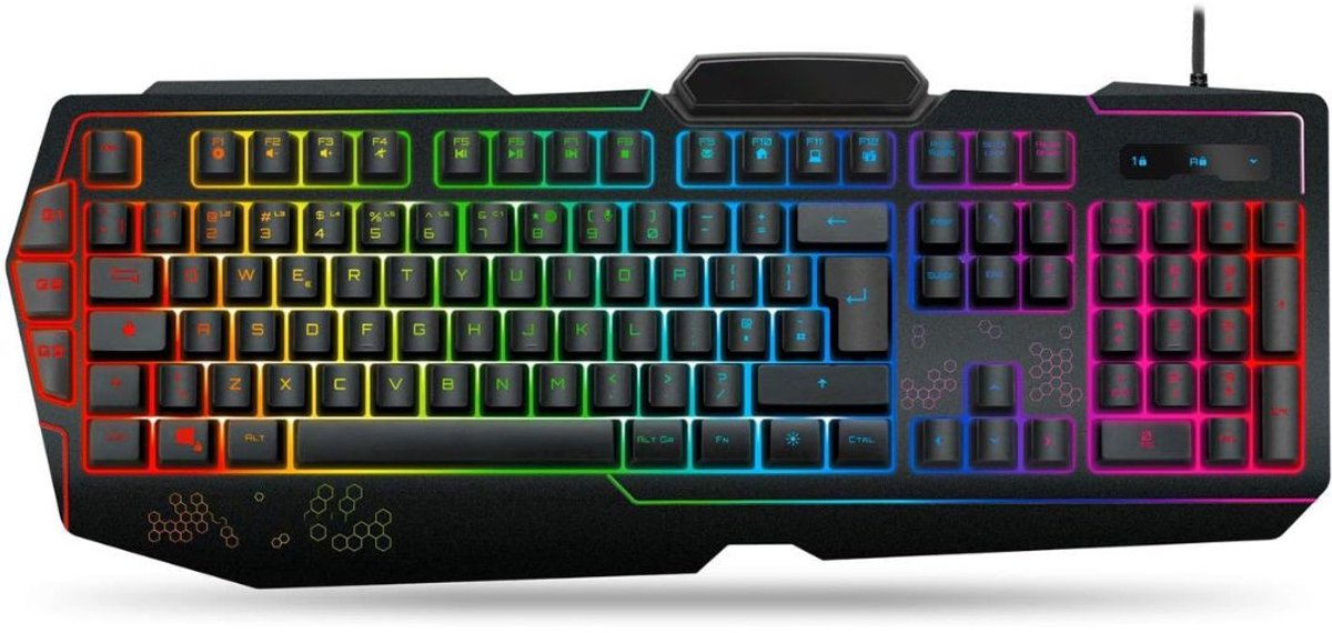 FlexVer® Gaming Keyboard - Toetsenboord - Computer - Zwart