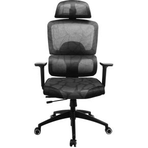 Sandberg ErgoFusion Gaming Chair Pro Universele gamestoel Gecapitonneerde zitting Zwart, Grijs