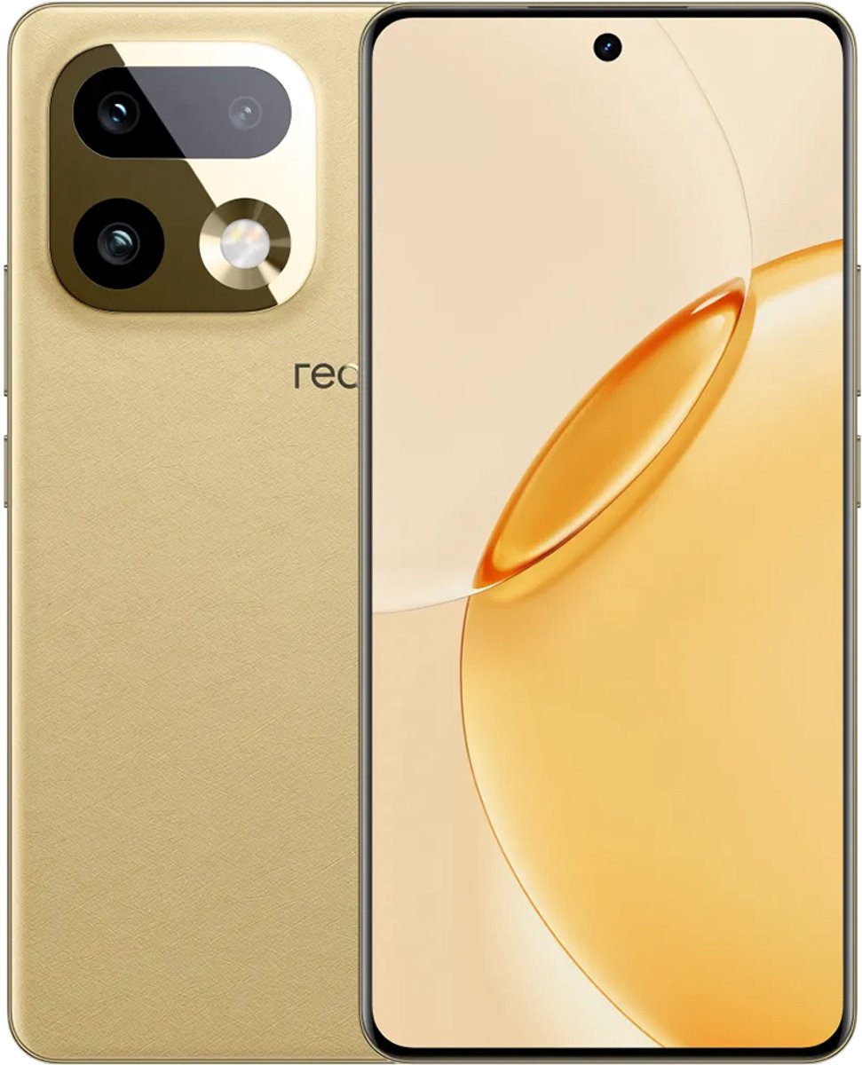 realme 16 Pro Plus 5G Goud 12GB+512GB 200MP Camera 7000 mAh 80W IP69 Snapdragon 7 Gen 4