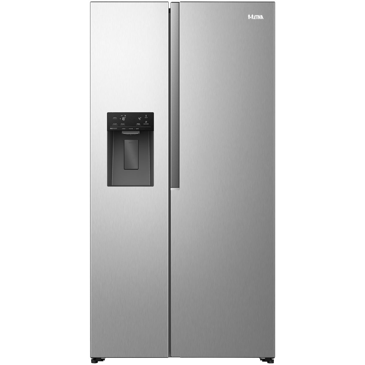 Etna AKV5178I Amerikaanse koelkast Grijs - Grijs