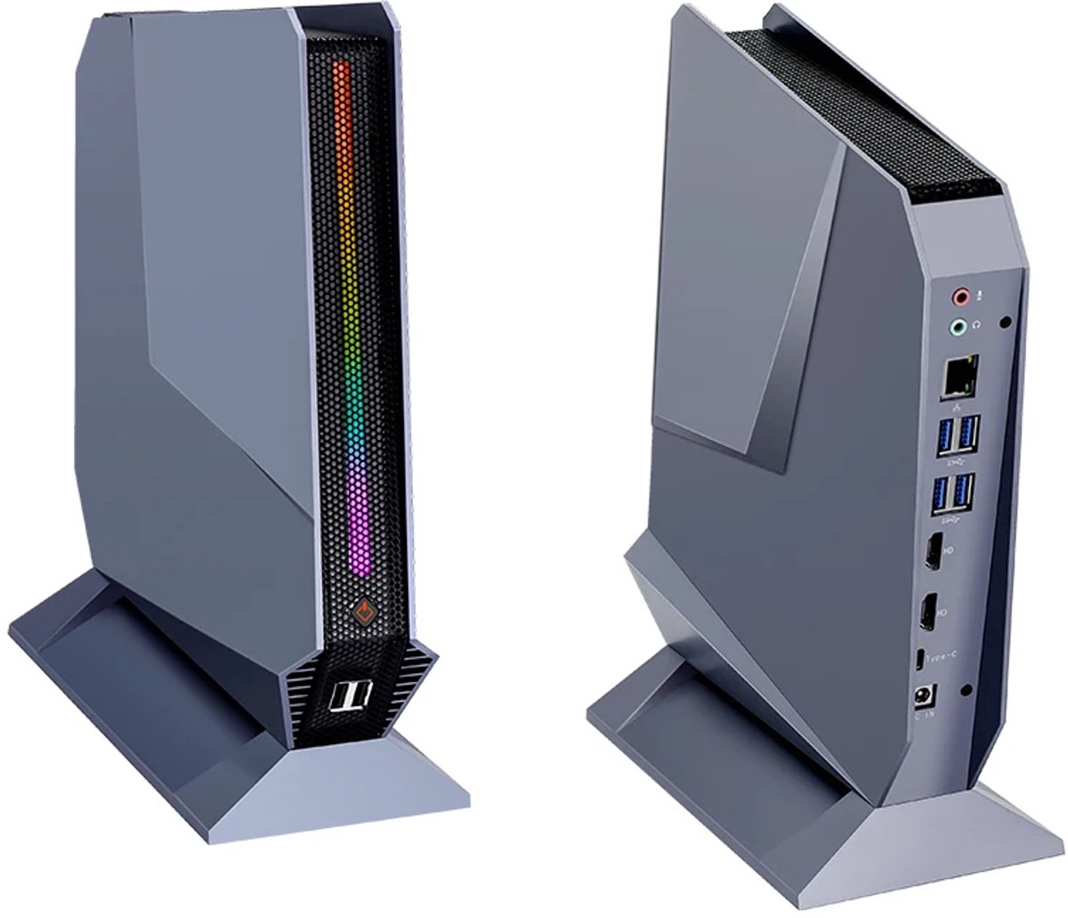 Mini PC Intel Core i7-9750G | 64GB DDR4 | 4TB NVMe SSD | GTX1650 | Windows 11 Pro | Compacte Desktop