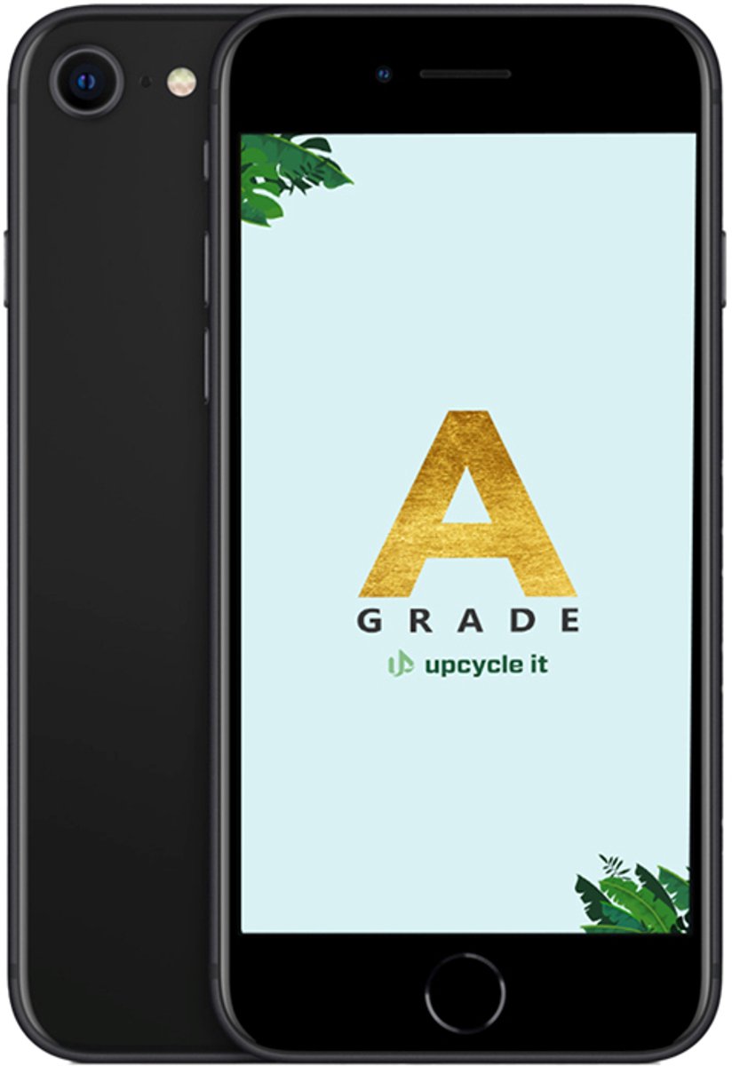 upcycle it Apple iPhone SE 2022 (Refurbished) Grade A 11,9 cm (4.7") Dual SIM iOS 17 5G 64 GB Zwart
