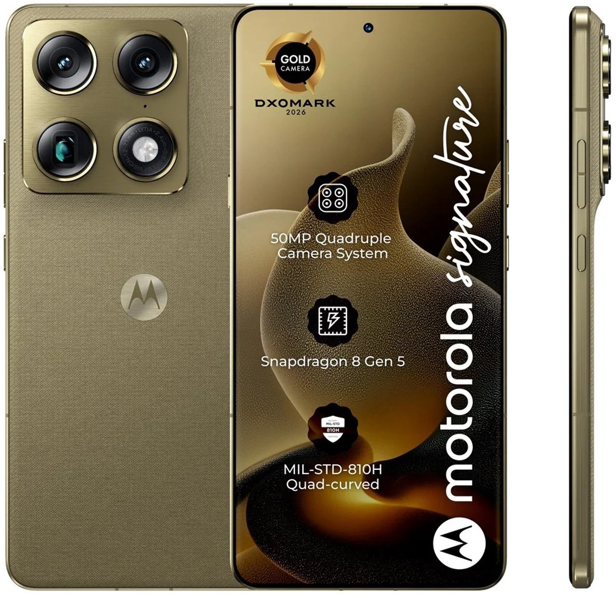 Motorola Signature - 512GB - Goud