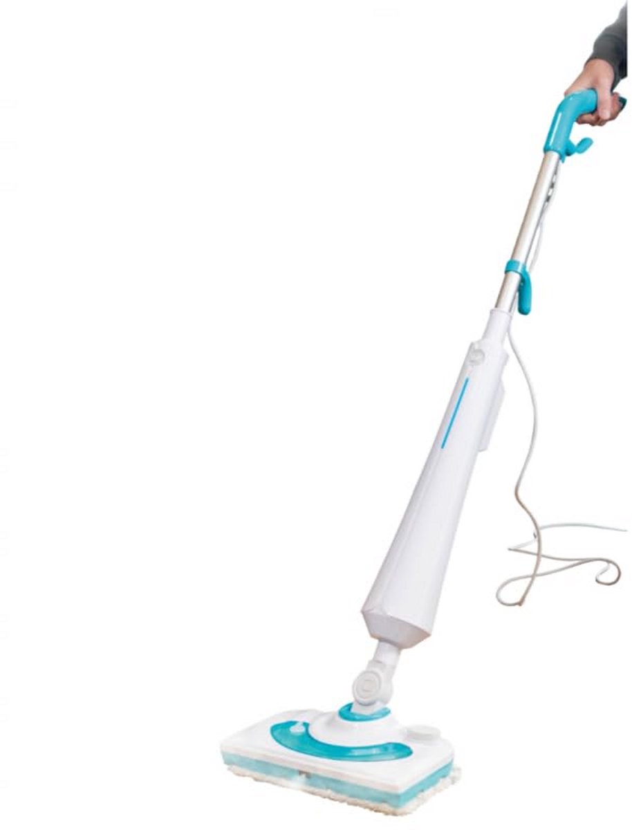 Stoomreiniger 1300 W met scharnierkop en dubbel reservoir voor binnen en buiten