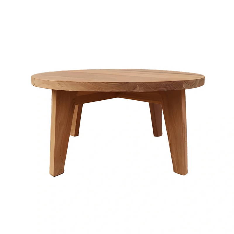 Buitengewoon de Boet Juruena Teak Salontafel dia70 cm - - Bruin