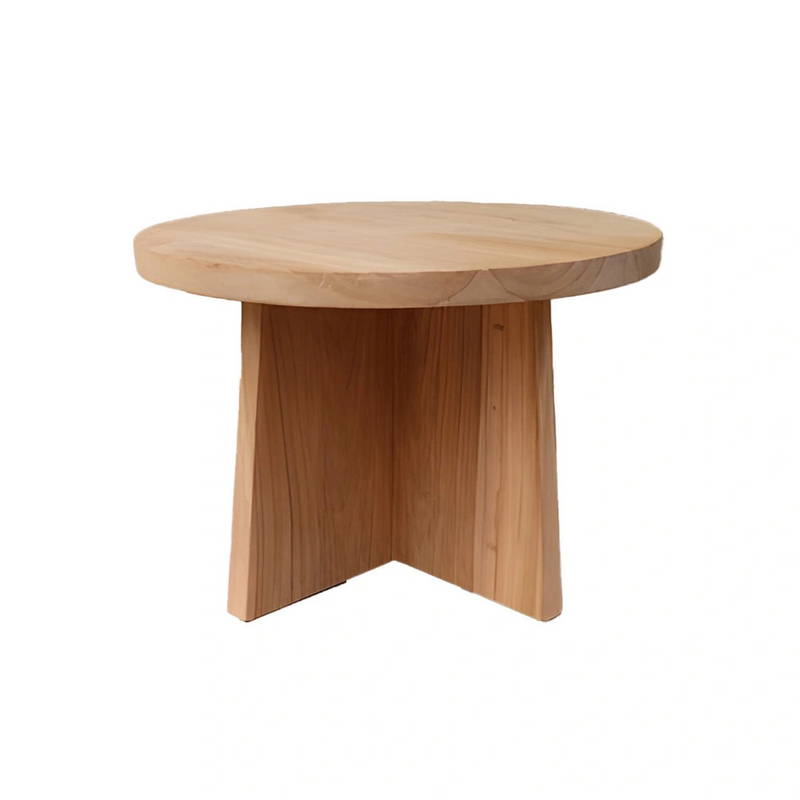 Buitengewoon de Boet Capivara Teak Salontafel dia70,5 cm - - Bruin