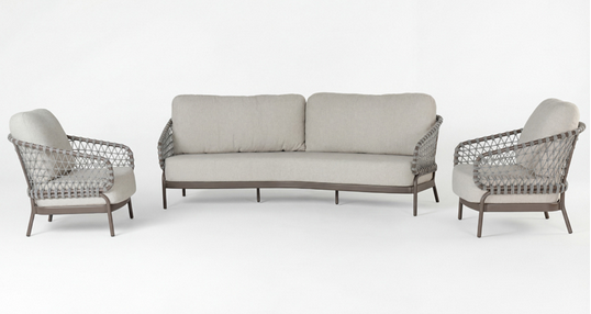 Tierra Outdoor Juno loungeset chocolat -