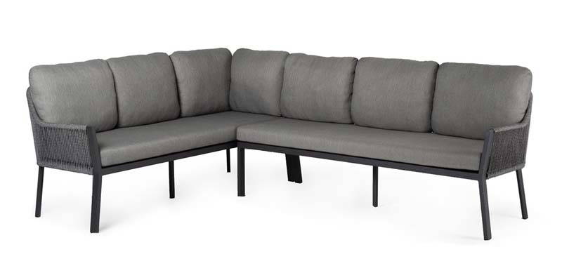 Tierra Outdoor Liv lounge dining set links charcoal -