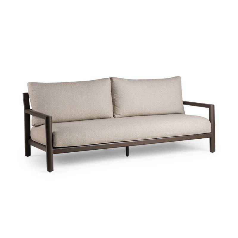 Tierra Outdoor Oasis 3-zits lounge bank chocolat -
