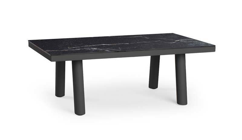 Tierra Outdoor Sevilla salontafel trespa marble charcoal 105 x 60 cm -