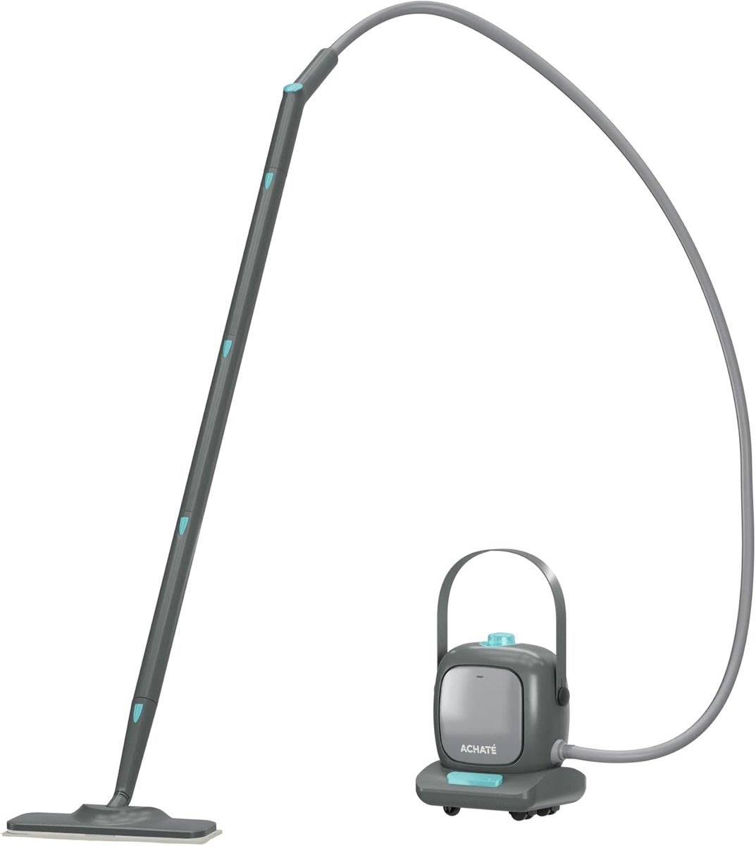 Stoomreiniger - Handheld Vloer - Krachtig Schoonmaken - 10 Hulpstukken - 1500ml Tank - Grijs Blauw