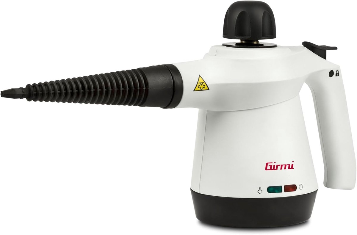 Stoomreiniger - Huisreiniger - Hygiënisch Huis - Krachtige Stoomstraal - 350 cc Tank - Wit