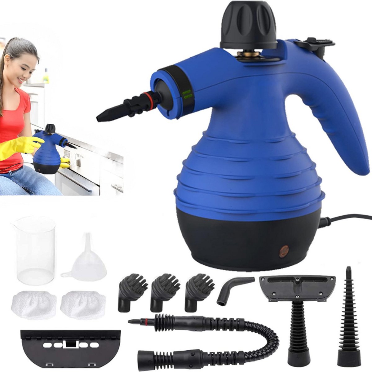 DailySupplies® Stoomreiniger - Handstomer - Tapijtreiniger - Reinigingsmachine