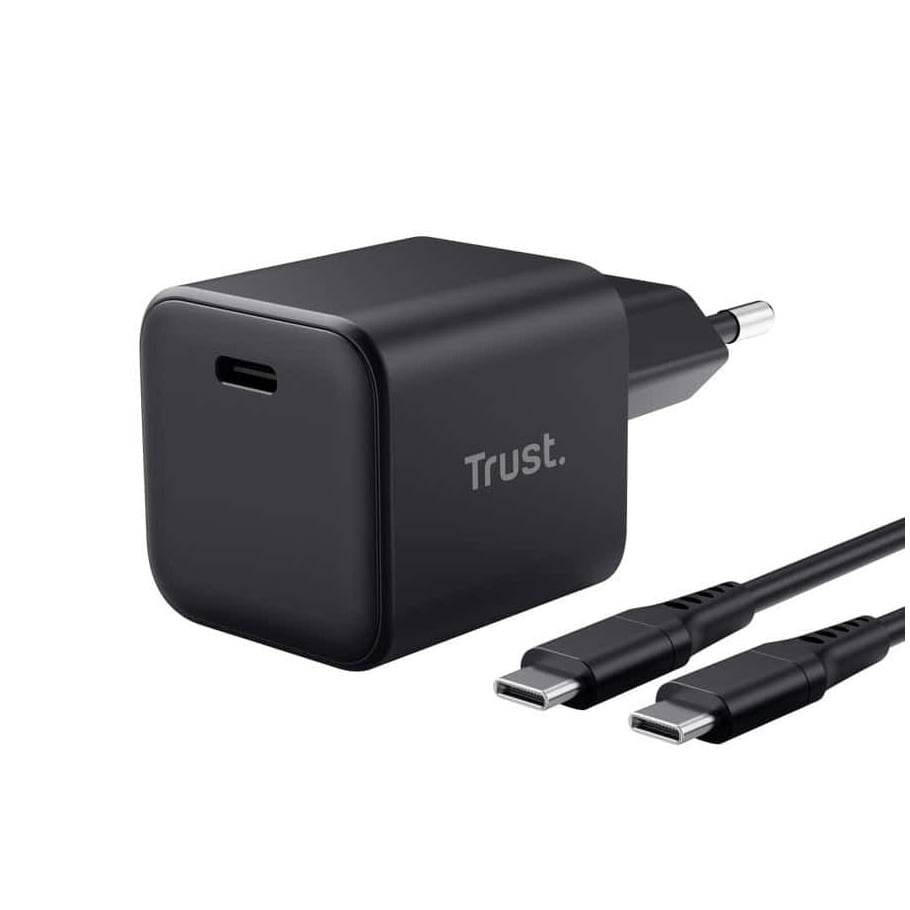 Trust MAXO 65W SMALL USB-C CHARGER Oplader - Zwart
