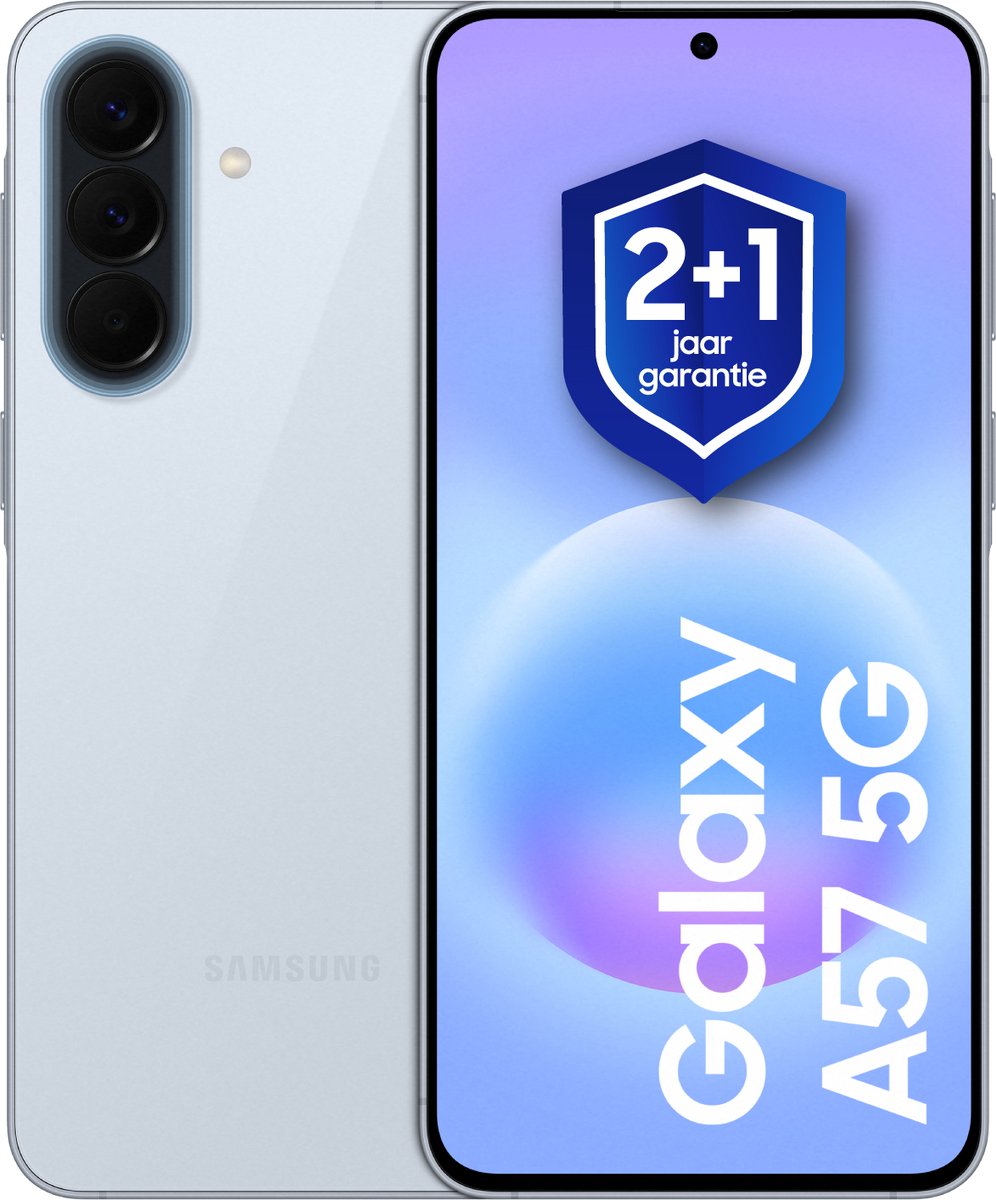 Samsung Galaxy A57 5G - 128GB - Awesome Icyblue + 1 jaar extra garantie