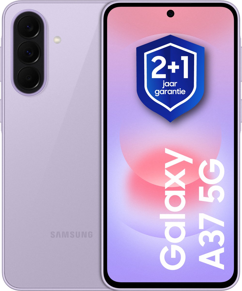 Samsung Galaxy A37 5G - 256GB - Awesome Lavender + 1 jaar extra garantie