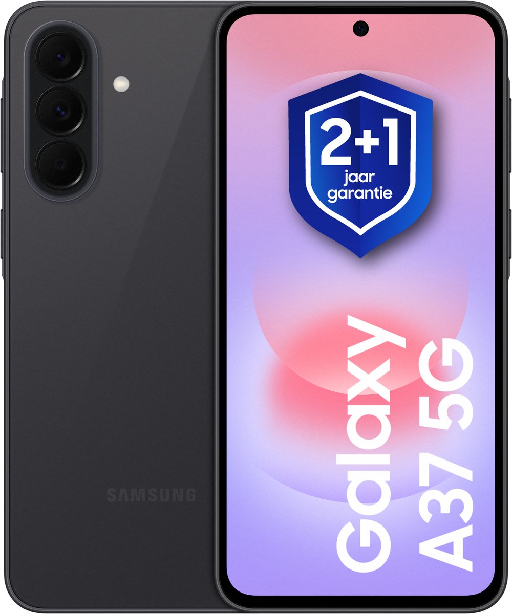 Samsung Galaxy A37 5G - 256GB - Awesome Charcoal + 1 jaar extra garantie