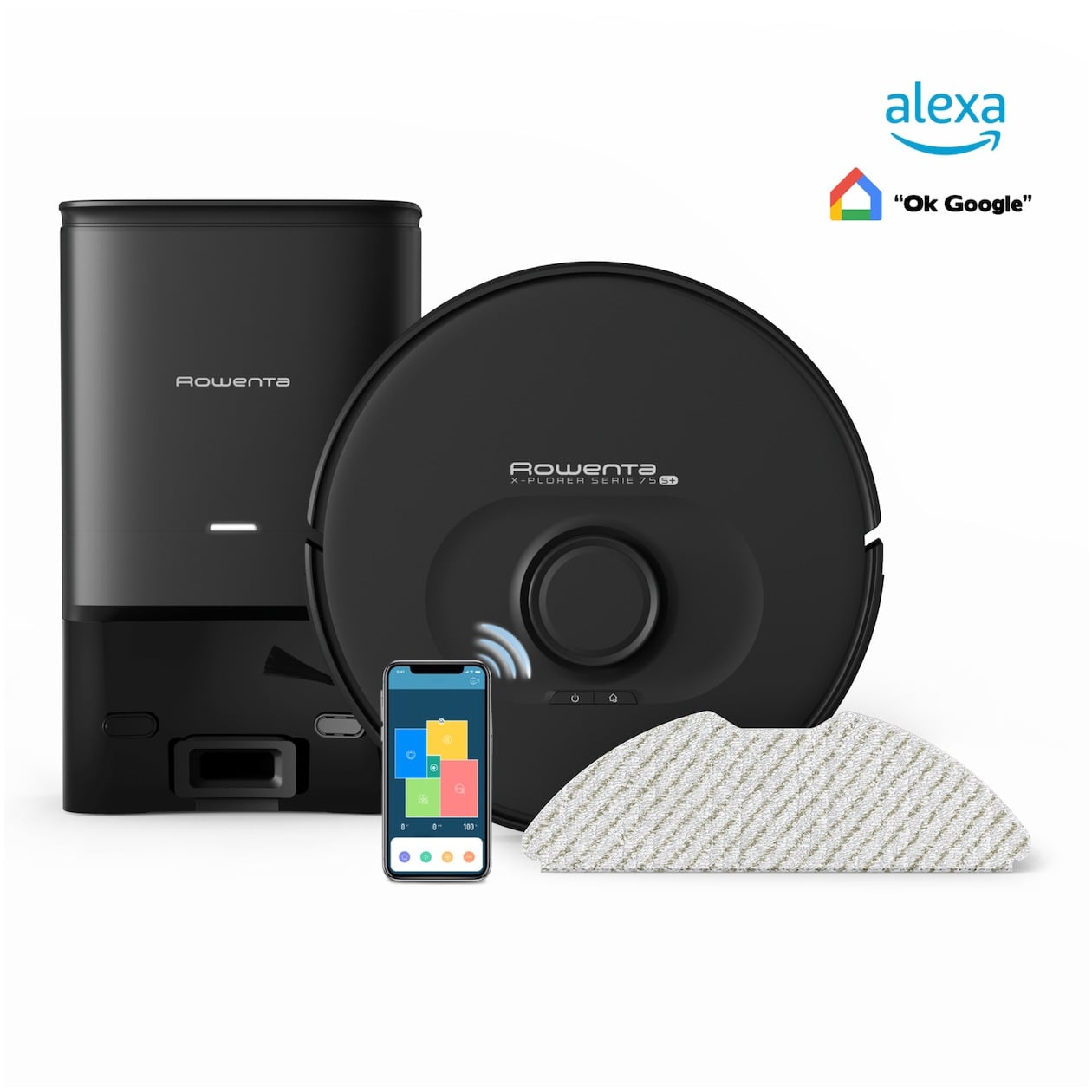 Rowenta RR8595 X-Plorer Serie 75 S+ Robot stofzuiger - Zwart
