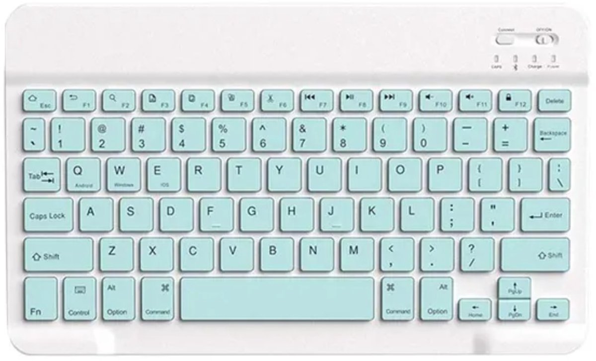 EtuiTab - Draadloos Bluetooth Toetsenbord - Geschikt voor Samsung, Apple, Lenovo, Xiaomi, Huawei