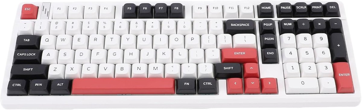 Mechanisch Toetsenbord - Gaming Toetsenbord - Draadloos Werken - RGB Verlichting - 41x13cm - Zwart