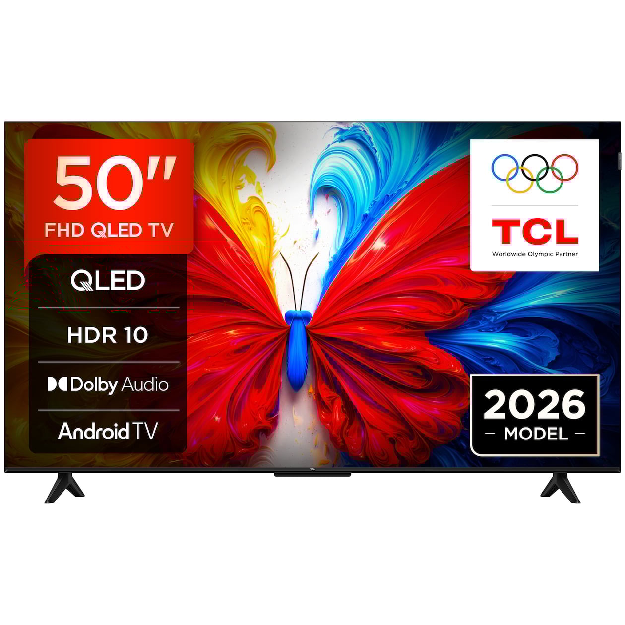 TCL 50S5L (2026) - 50 inch - QLED TV - Zwart