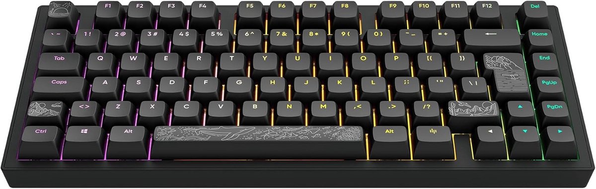 Mechanisch Gaming Toetsenbord 81 Toetsen Hot-Swap Aluminium Frame Voor Superieure Typ-Ervaring