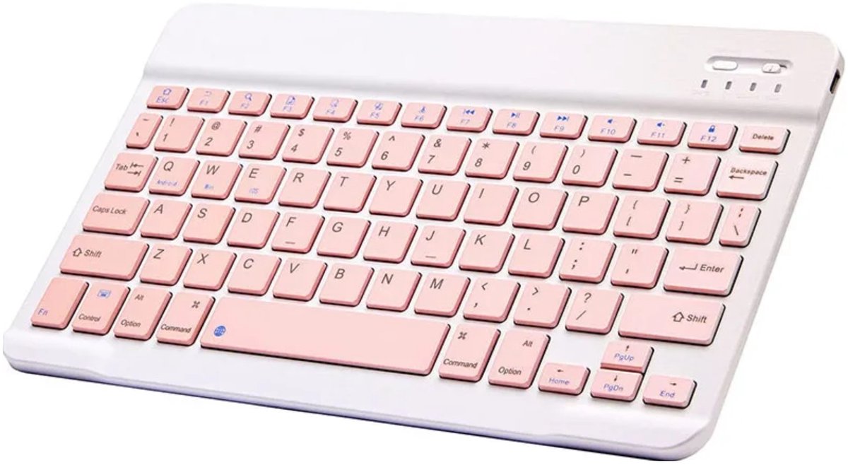 EtuiTab - Draadloos Bluetooth Toetsenbord - Compact - Roze - Voor Meerdere Apparaten