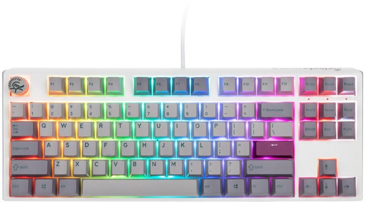 Ducky One 3 TKL Mist Grey - Gaming toetsenbord - RGB LED - MX-Speed-Silver (US)