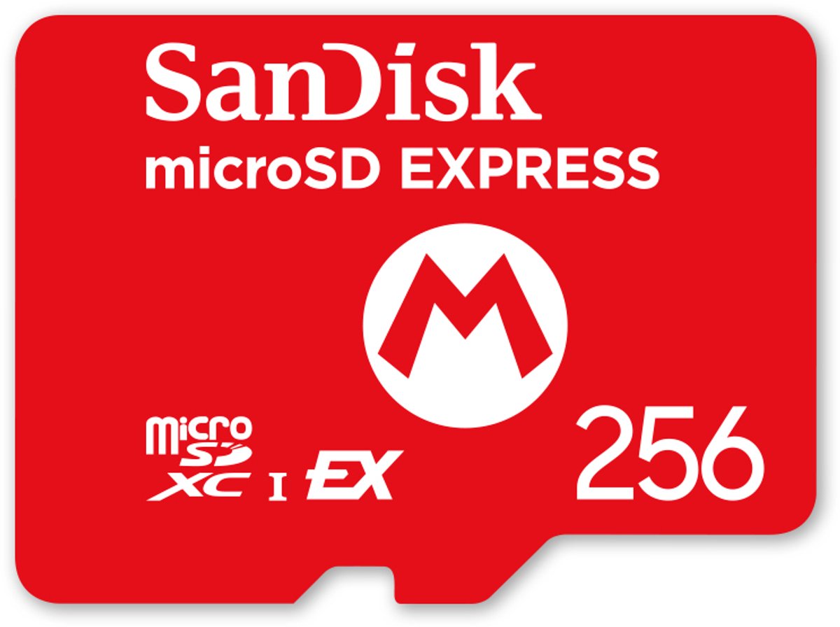 Sandisk Nintendo 10016157 flashgeheugen 256 GB MicroSDXC