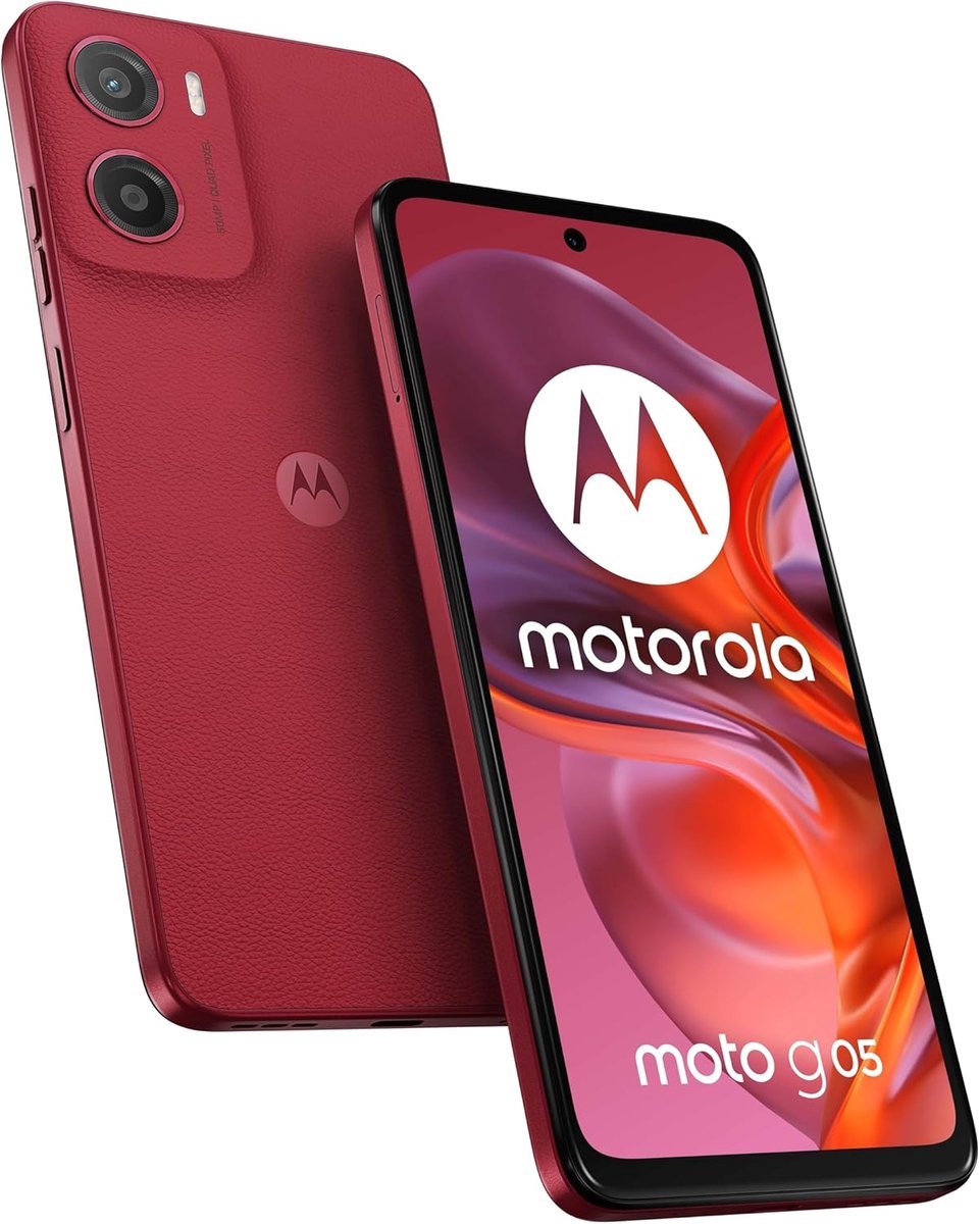 Motorola moto G05 - 256GB - Rood