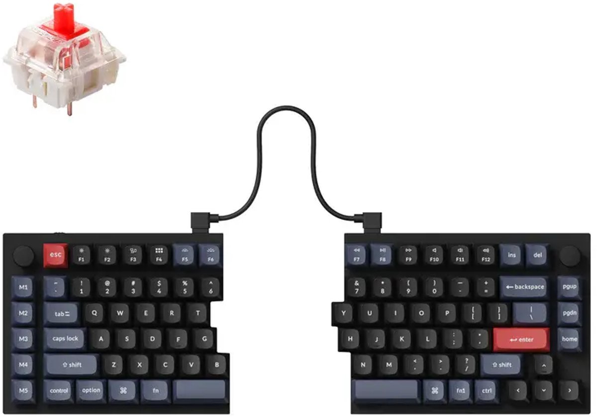 Keychron Q11 QMK Split design toetsenbord red switch