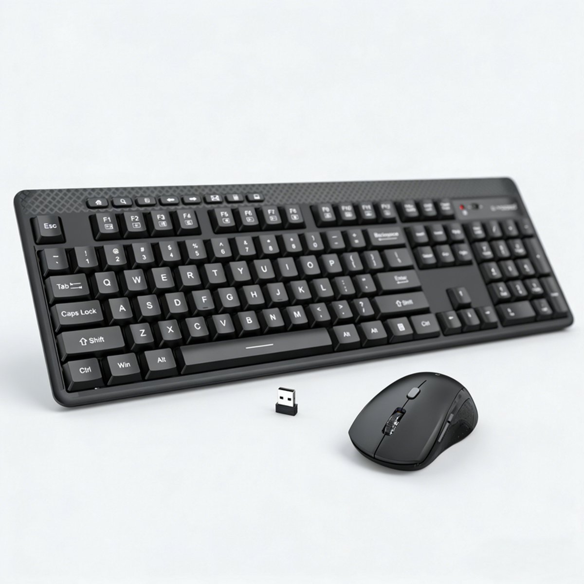 BLOSSOM Draadloos Toetsenbord en Muis Combinatie - Stil - QWERTY ISO - Zakelijk toetsenbord - Zwart