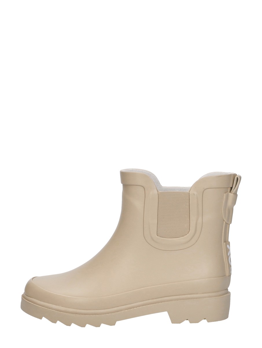 Xq Footwear - Kids Plain Chelsea Rubber Rainboot - Beige