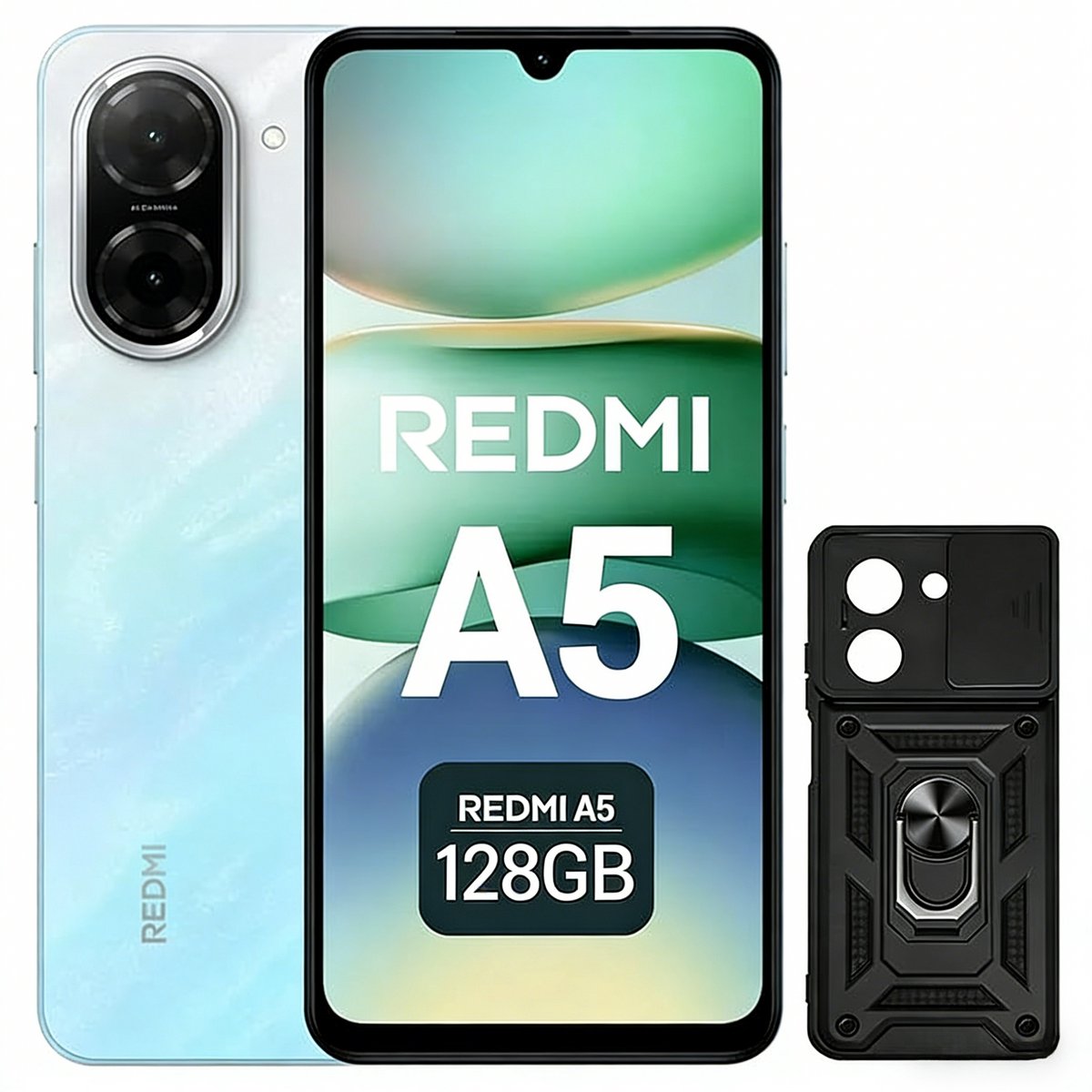 Xiaomi Redmi A5 - 4 GB/128 GB - Blauw - Met hoesje
