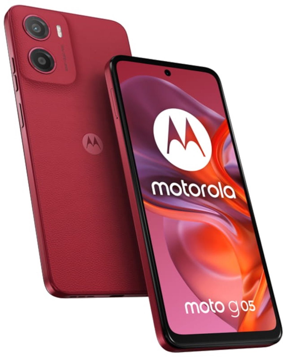 Motorola moto g05 - 4/64GB - Plum Red - Rood