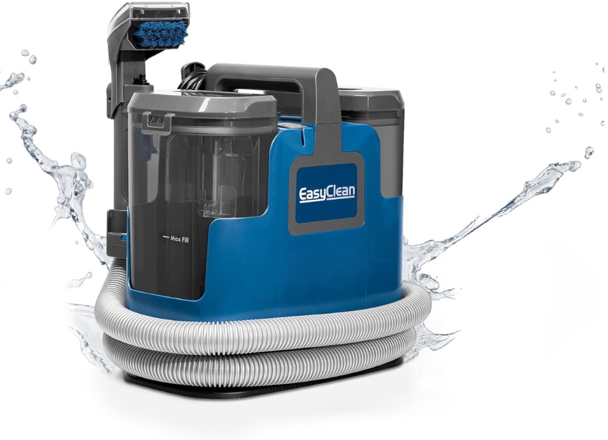 Calviero® Tapijtreiniger machine - Tapijtreiniger stofzuiger - Stoomreiniger - Zwart - 100°C