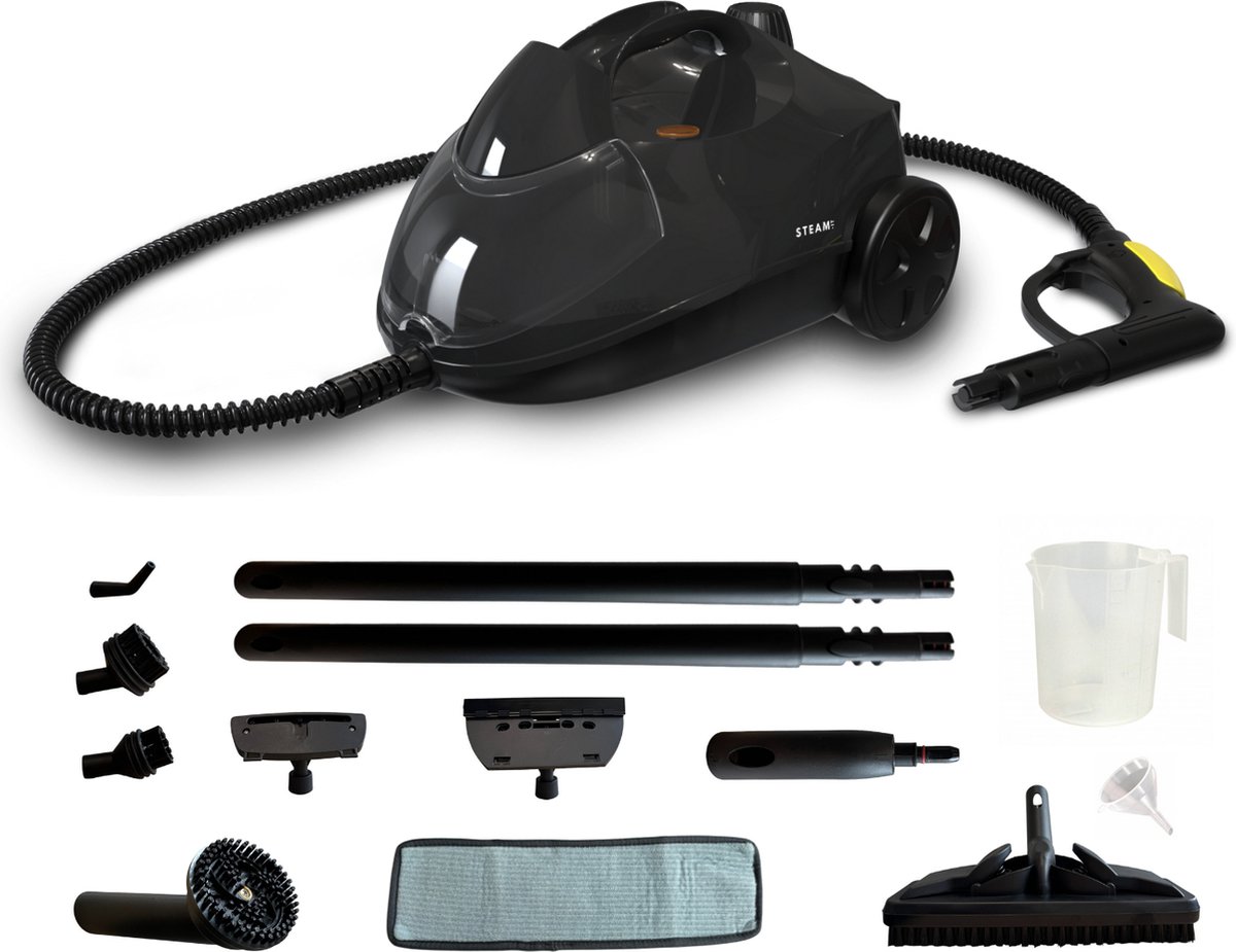 STEAM-IT Pro 14-1 Stoomreiniger én Handstomer - Voor Alles Geschikt - Stalen Boiler Extra Kracht