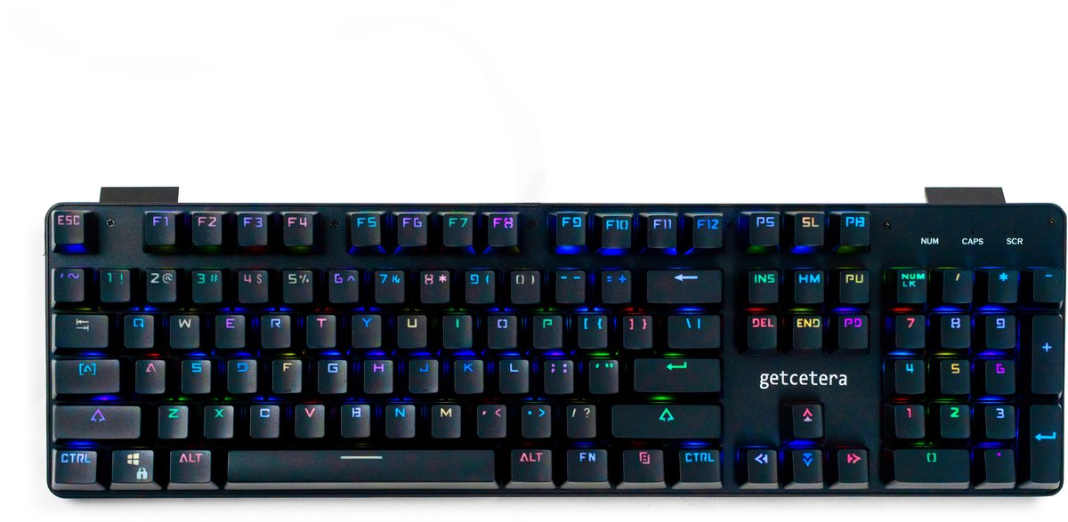 Mechanisch Gaming Keyboard – Blue Switches - RGB – Zwart – Bedraad