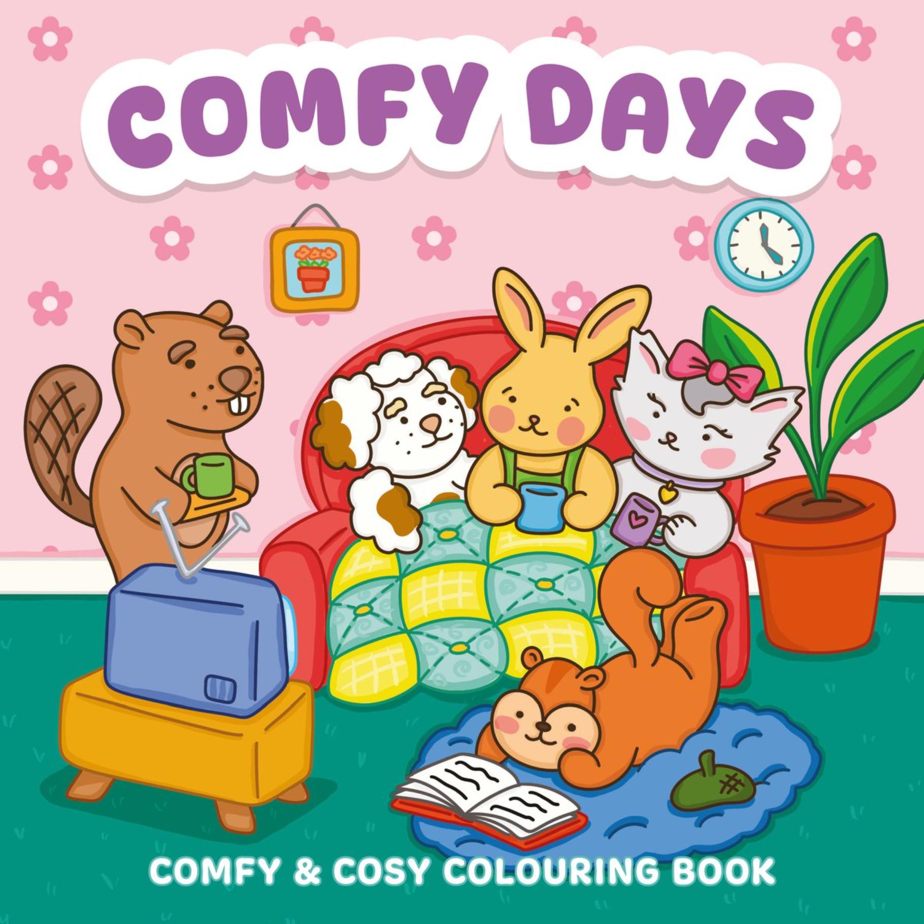 Top1Toys Cute & Cosy Kleurboek Comfy Days