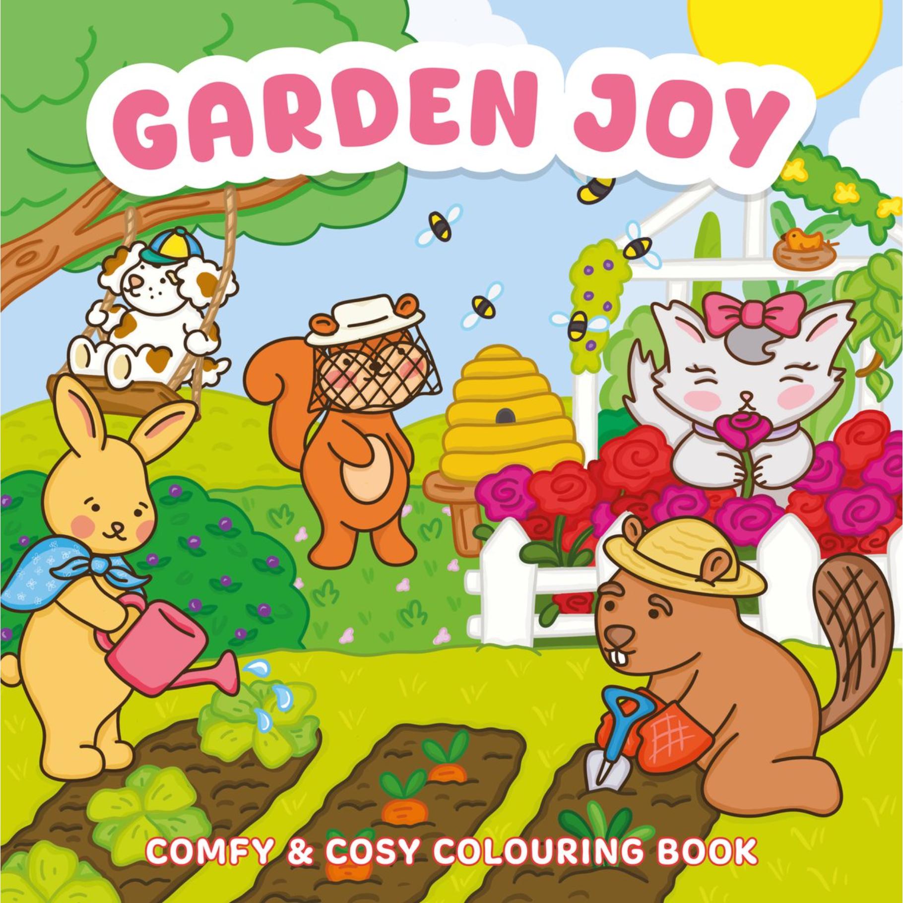 Top1Toys Comfy & Cosy Kleurboek Garden Joy