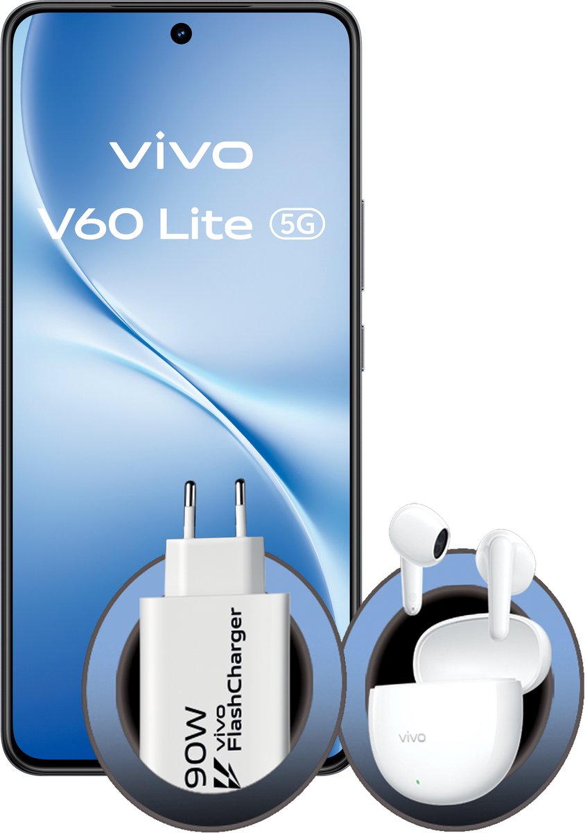 Smartphone Vivo 5671245 Octa Core 8 GB RAM 256 GB Black